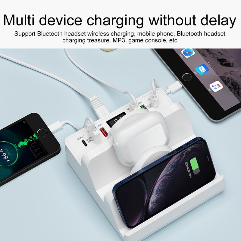 Wireless Charger With Phone Holder & Current Display 5