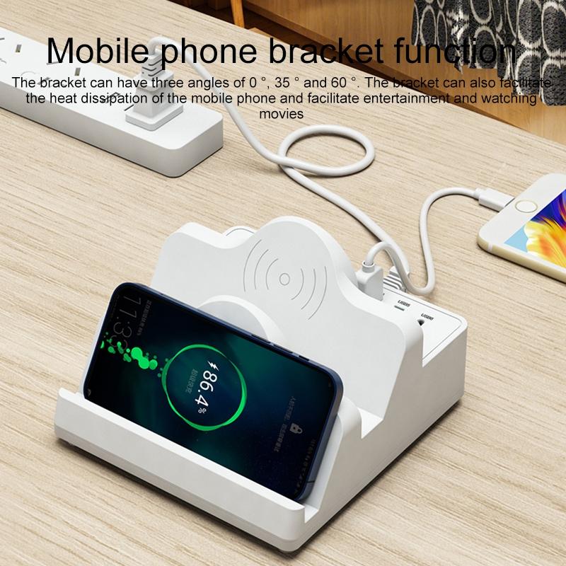 Wireless Charger With Phone Holder & Current Display 8