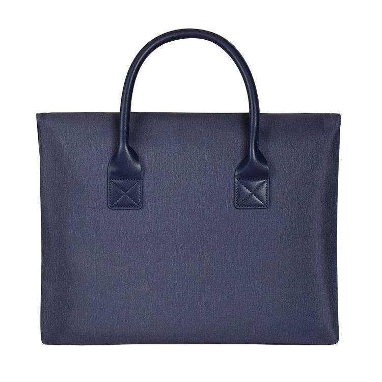 Universal 15.4 Soft Handle Laptop Bag for Macbook Samsung Sony Dell Alienware Chuwi Asus Hp - Portable & Wearable - Navy Blue 14