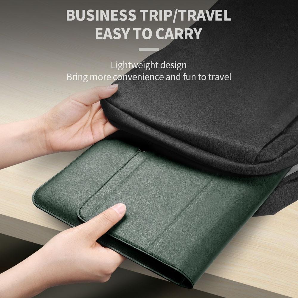 Waterproof 4-in-1 Laptop Holder with Wrist Protection - Fits 17 Inch - Navy Blue 5