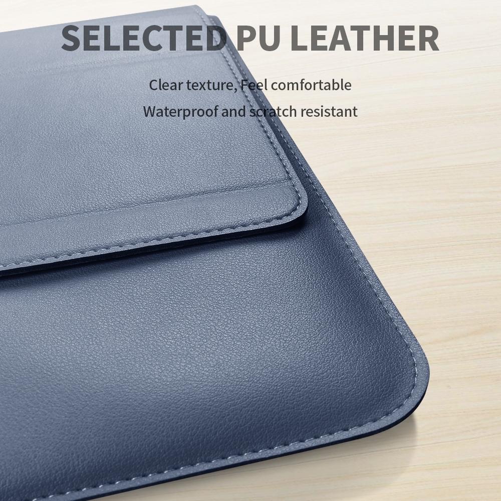 Waterproof 4-in-1 Laptop Holder with Wrist Protection - Fits 17 Inch - Navy Blue 8