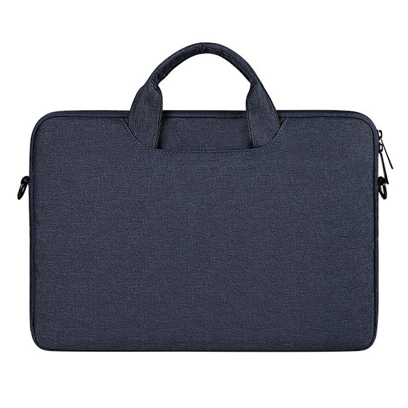 Hidden Portable One-shoulder Handbag for 14.1 Laptops - Waterproof Oxford Cloth - Navy Blue 13