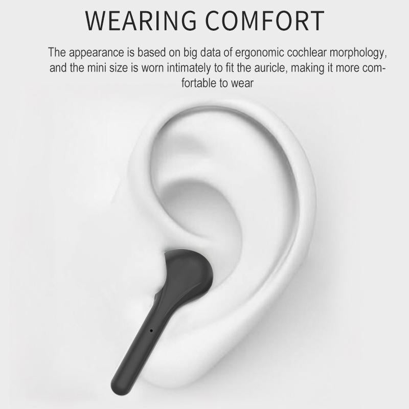 Wireless Stereo Sports Bluetooth Earphones with Charging Box - K88 Tws - White 7