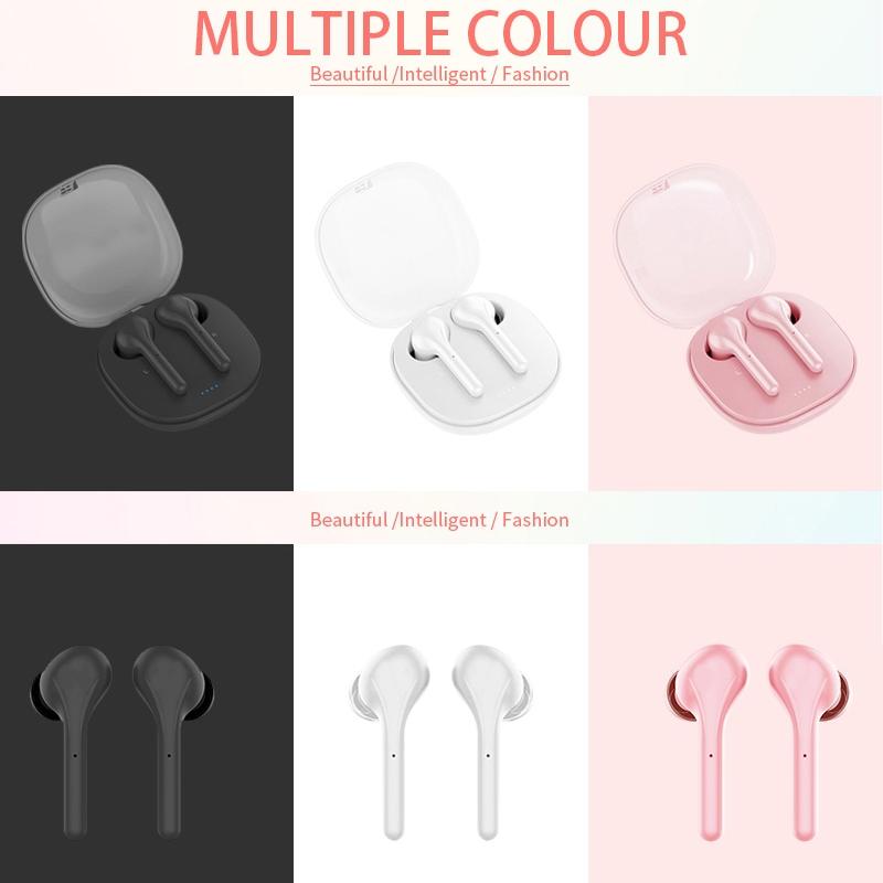 Wireless Stereo Sports Bluetooth Earphones with Charging Box - K88 Tws - White 11