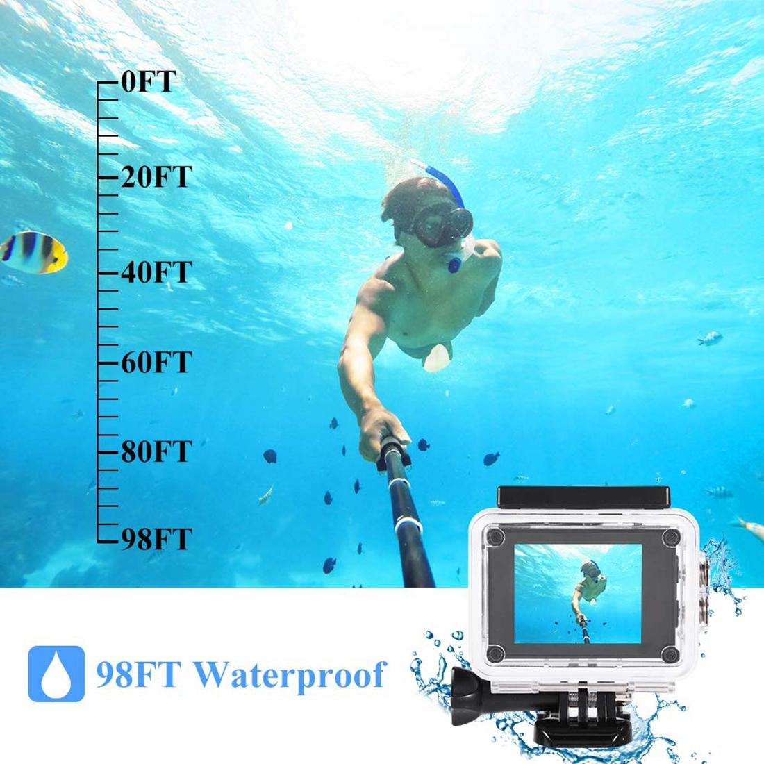 Waterproof Full Hd 1080p Sports Camcorder with Lcd and Case - Sj4000 4