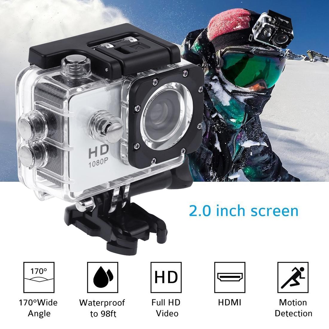Waterproof Full Hd 1080p Sports Camcorder with Lcd and Case - Sj4000 13