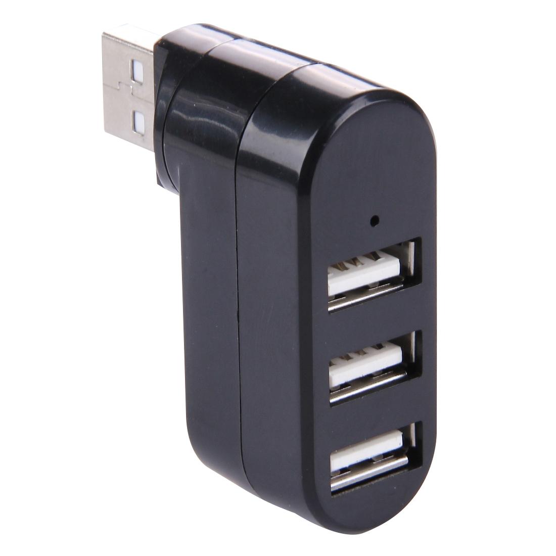3-Port Usb 2.0 Hub With 180° Rotation - White 12