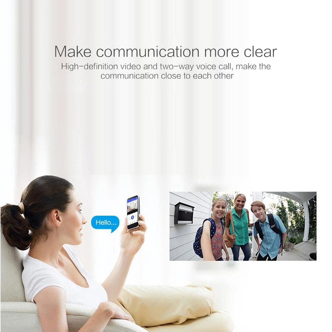 Waterproof Wifi Door Camera With Night Vision - 1080P 6