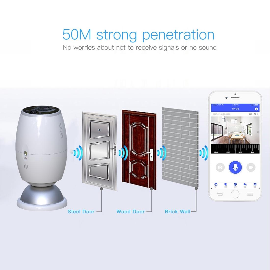 Waterproof Wifi Door Camera With Night Vision - 1080P 11