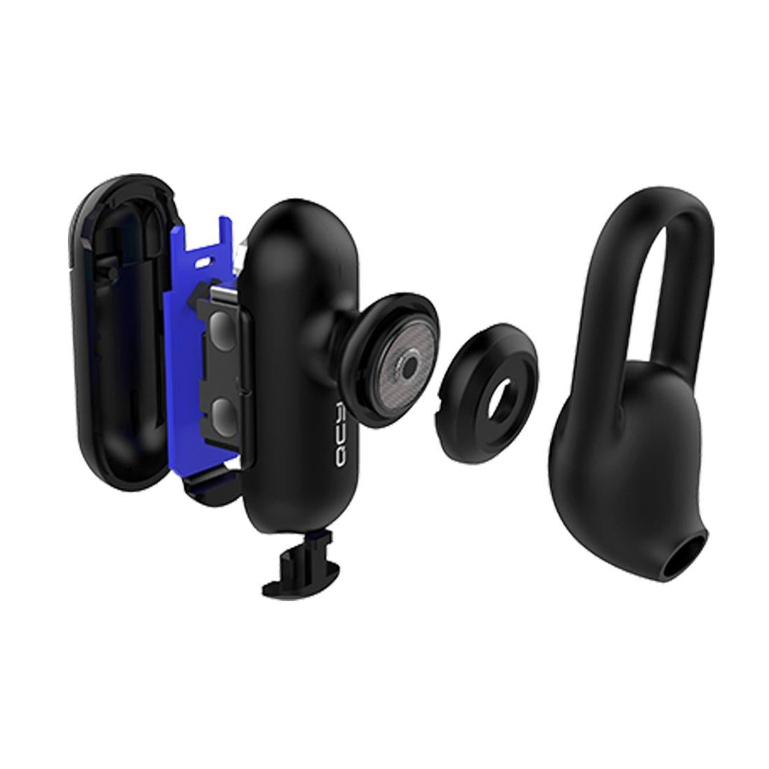 Q12 Mini Wireless Bluetooth Earphones with Mic - Ultra-light - White 6