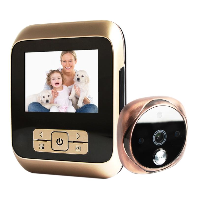 3.0 Tft Display Digital Door Viewer With 3.0Mp Camera Tf Card Support & Night Vision - 32Gb Max - White 13