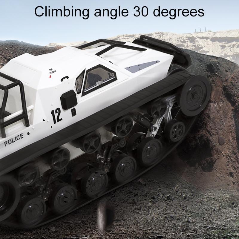 2.4g Rc Tracked Tank Off-road Vehicle Toy 1 12 Scale - White 4