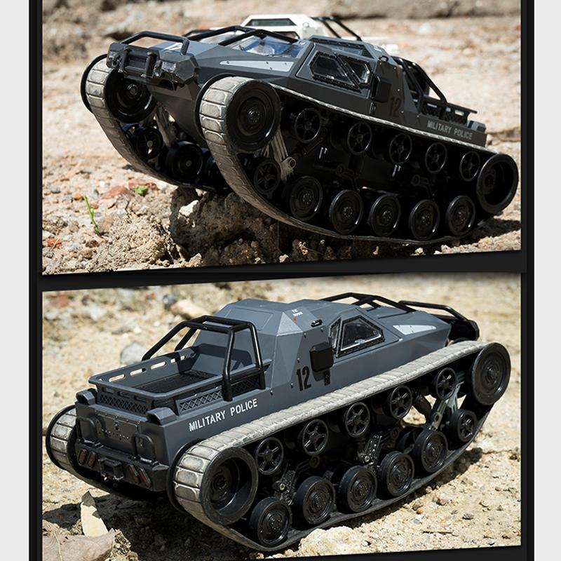 2.4g Rc Tracked Tank Off-road Vehicle Toy 1 12 Scale - White 8
