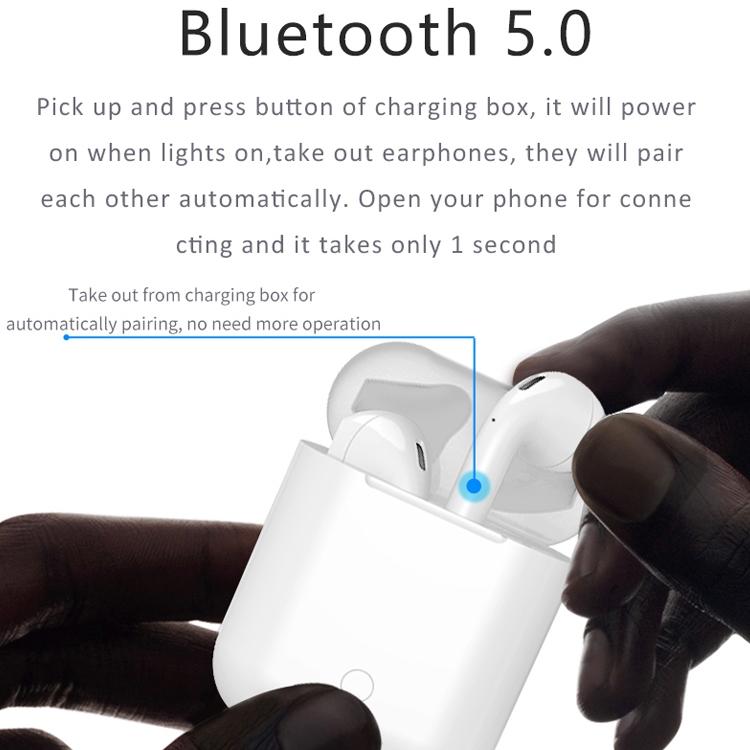 Wireless Tws Sport Bluetooth Headset with Charging Box - I9 Touch 13
