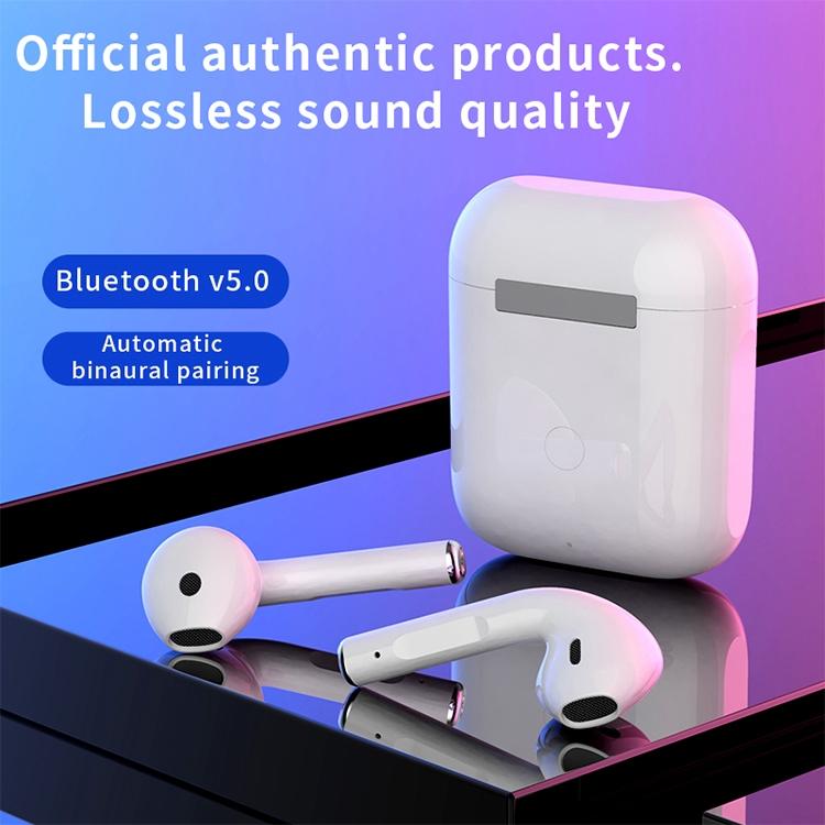 Wireless t & g Tg11 Tws Bluetooth Earphones with Charging Box - White 12