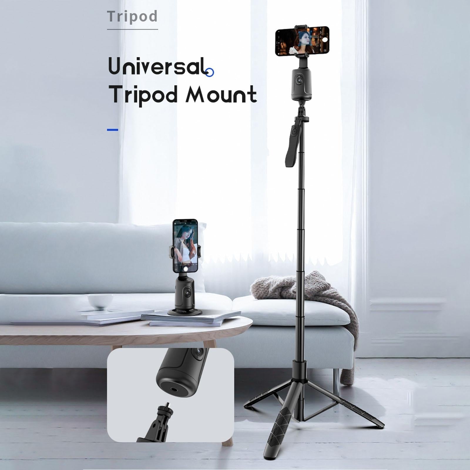360 Rotation Follow-up Gimbal Stabilizer with 1 / 4-inch Interface - Black - White 6