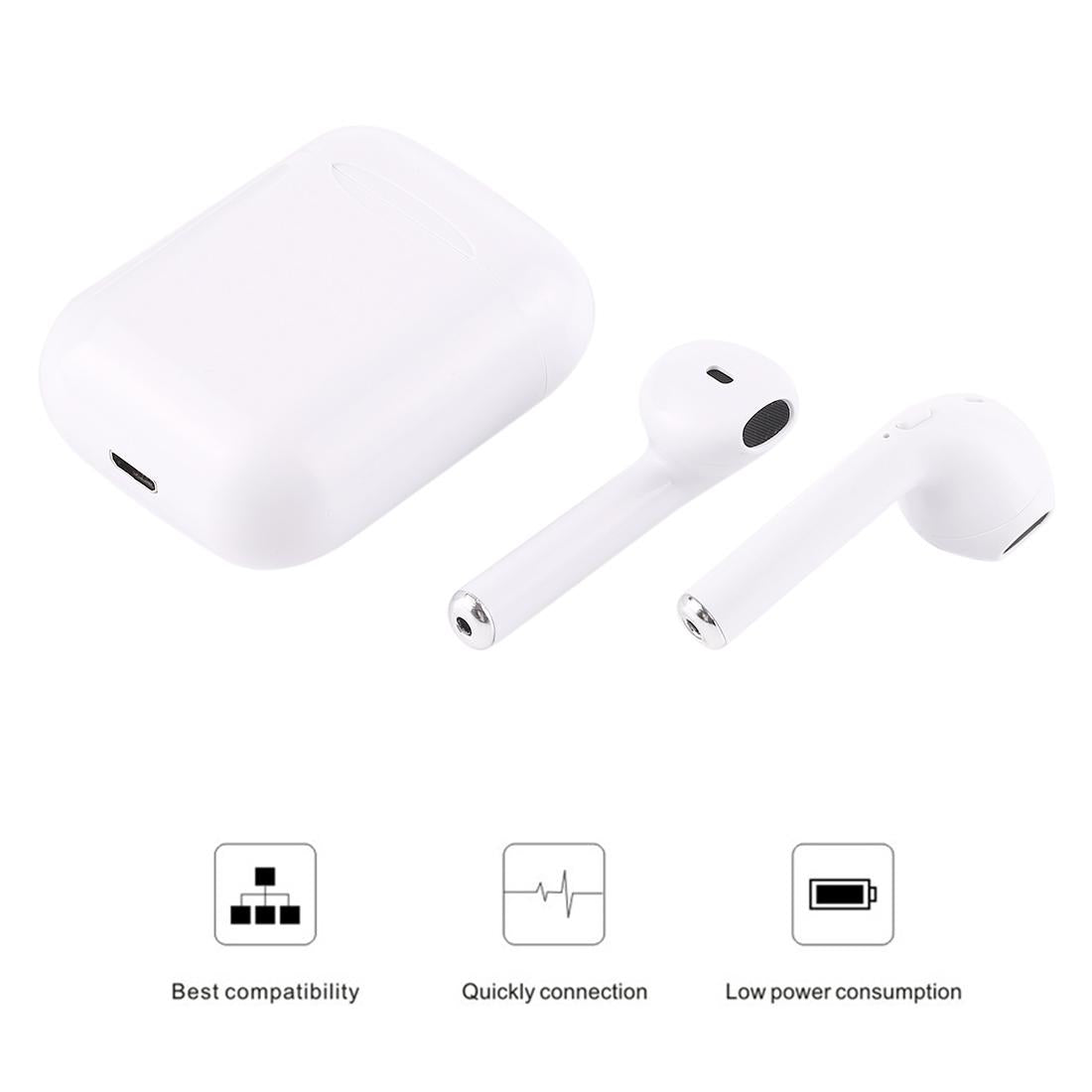 Wireless Stereo Earphones with Magnetic Charging Box - Bluetooth V5.0 5