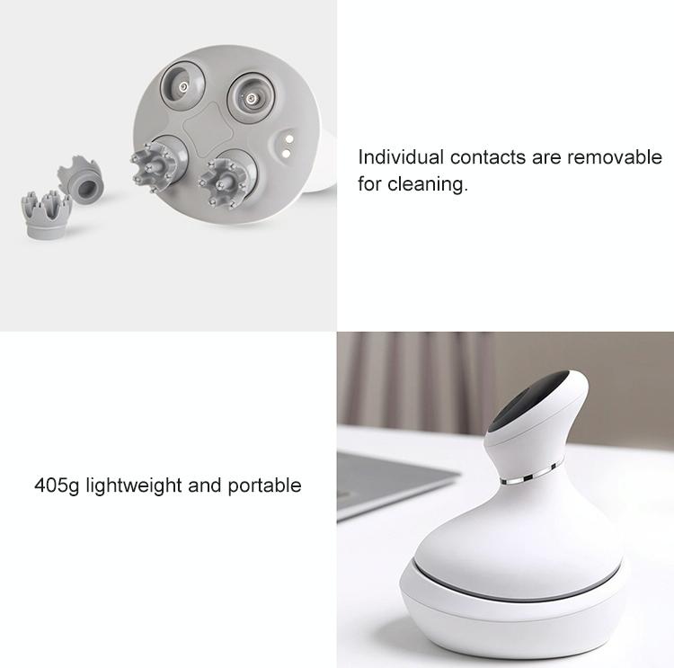 Smart Electric Scalp Massager White 7