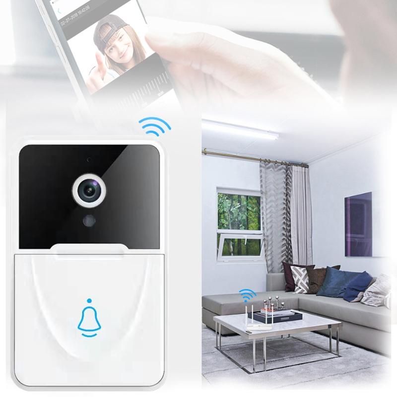 Smart Video Doorbell With Chime And Night Vision - White 4
