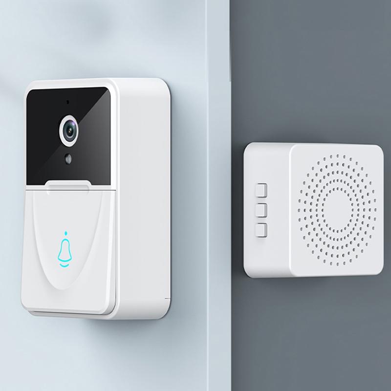 Smart Video Doorbell With Chime And Night Vision - White 6