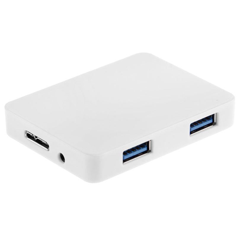 4-Port Usb 3.0 Hub + 60Cm Cable Fast Data Transfer - White 13
