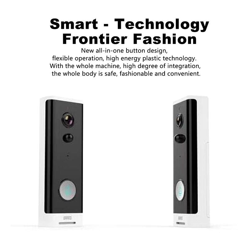 Smart Wifi Video Doorbell With Motion Detection & Two-Way Intercom - White 7