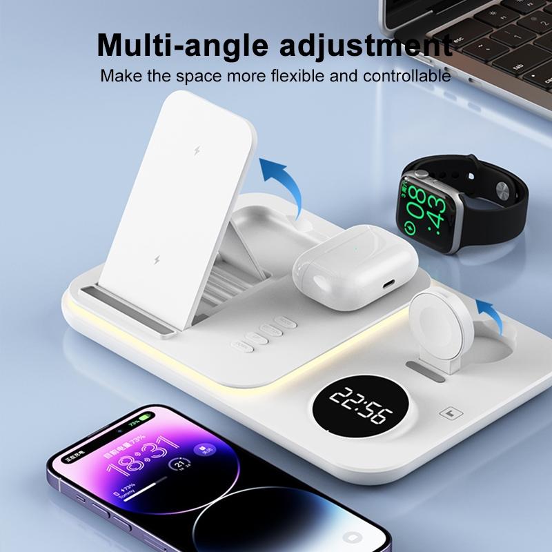 30W Wireless Charger Multifunctional - White 8