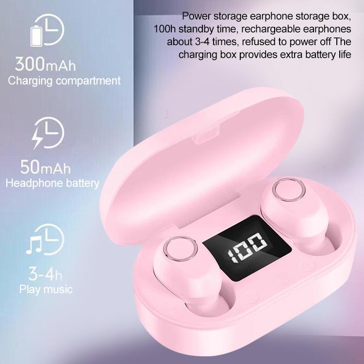 Wireless Touch Bluetooth Headset with Smart Magnetic Charging - Dt-13 - White 8