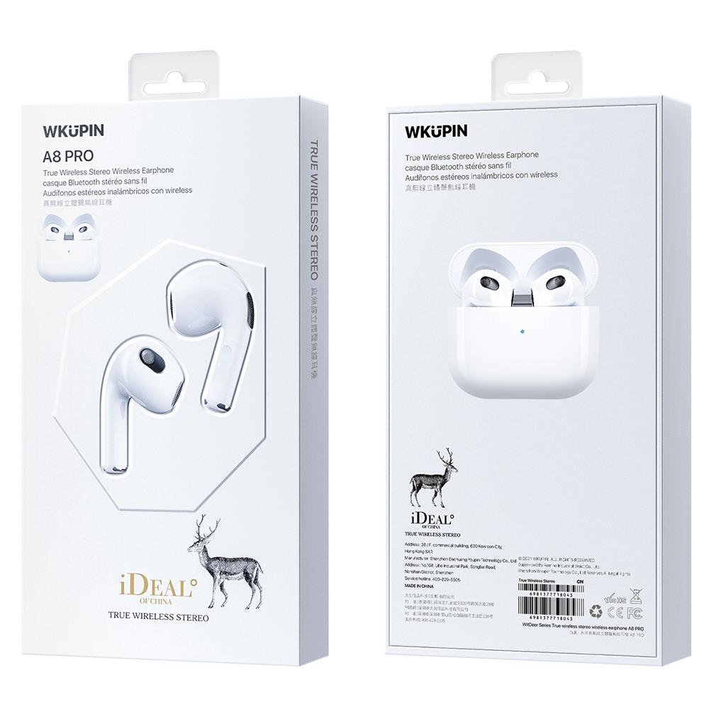 Pro True Wireless Stereo Bluetooth Earphones - White 4