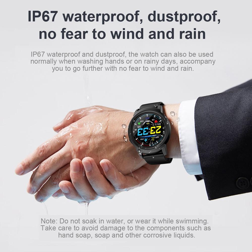 Smart Bracelet With Call Reminder Heart Rate & Sleep Monitoring - White 4