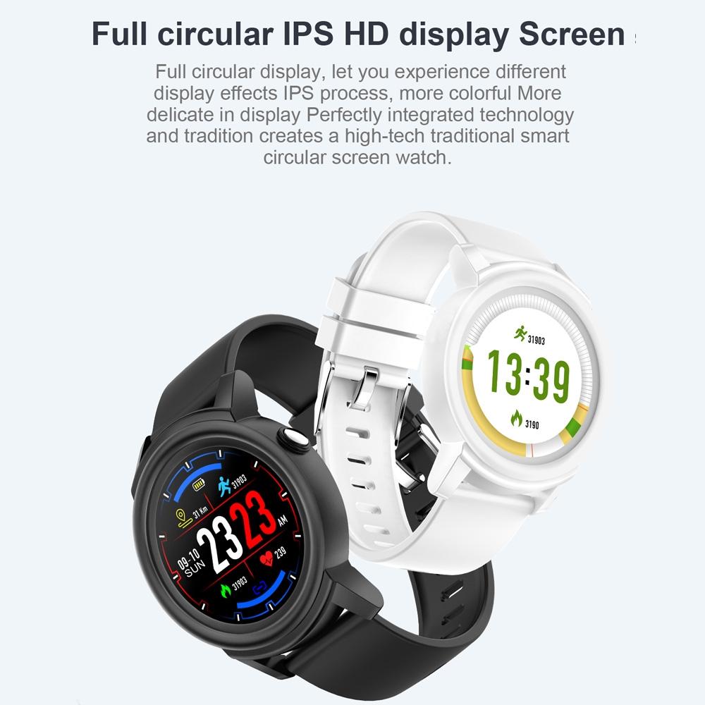 Smart Bracelet With Call Reminder Heart Rate & Sleep Monitoring - White 8