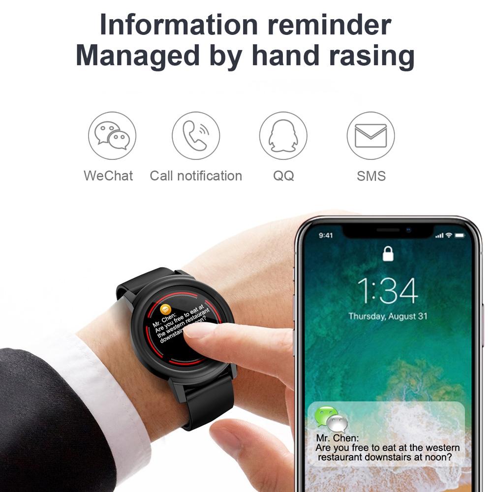 Smart Bracelet With Call Reminder Heart Rate & Sleep Monitoring - White 11