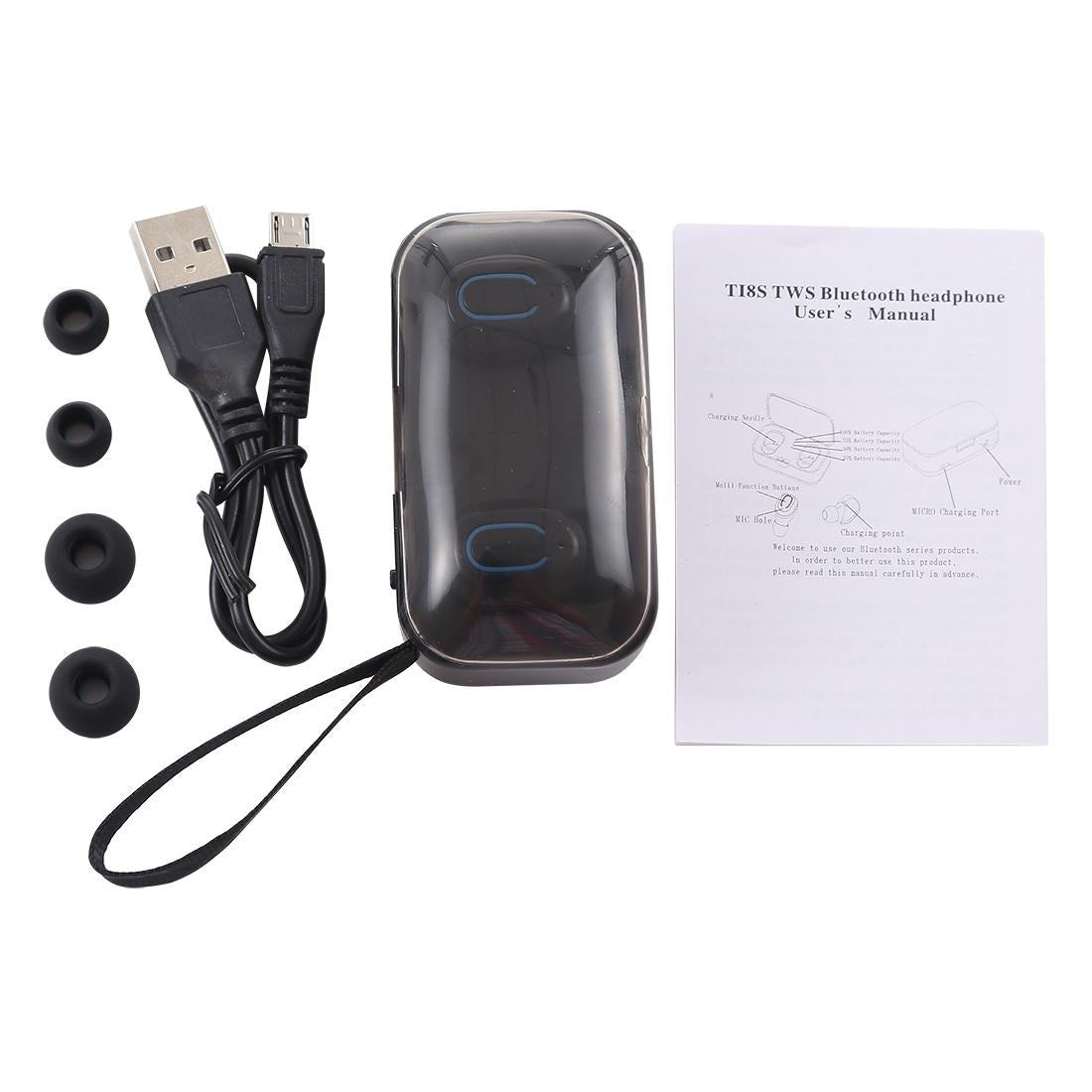 Wireless Stereo Bluetooth Earphones with Charging Case -tws Dazzling - White 7