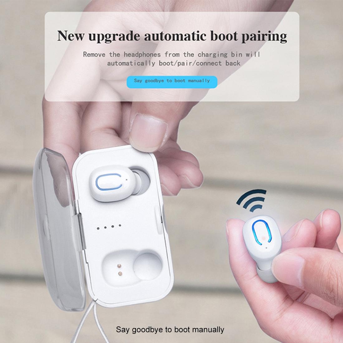 Wireless Stereo Bluetooth Earphones with Charging Case -tws Dazzling - White 10