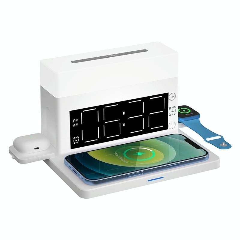 6 In 1 Wireless Charger N65 Multifunction - White 12