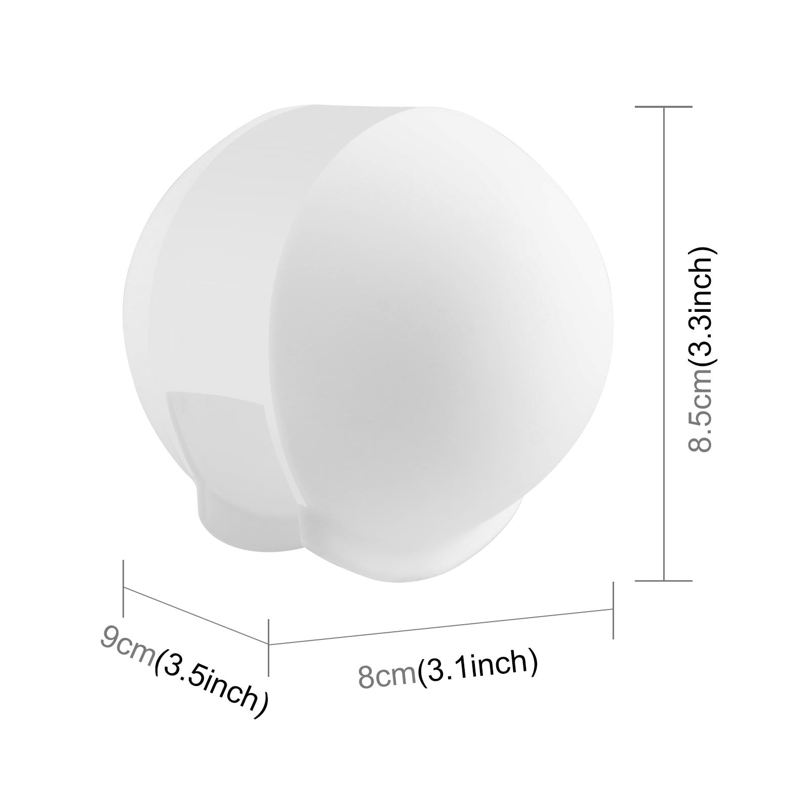 Silicone Dive Case Lens Guard for Insta360 X3 / X4 - Invisible and Protective - White 4