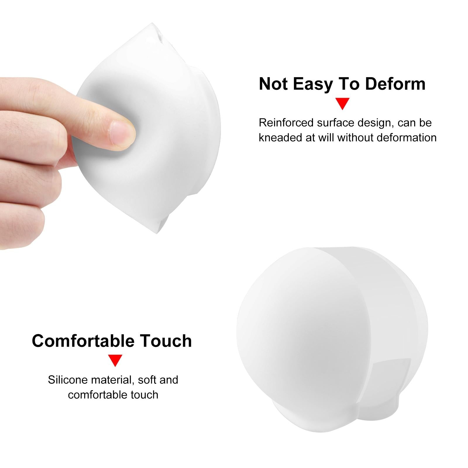 Silicone Dive Case Lens Guard for Insta360 X3 / X4 - Invisible and Protective - White 5