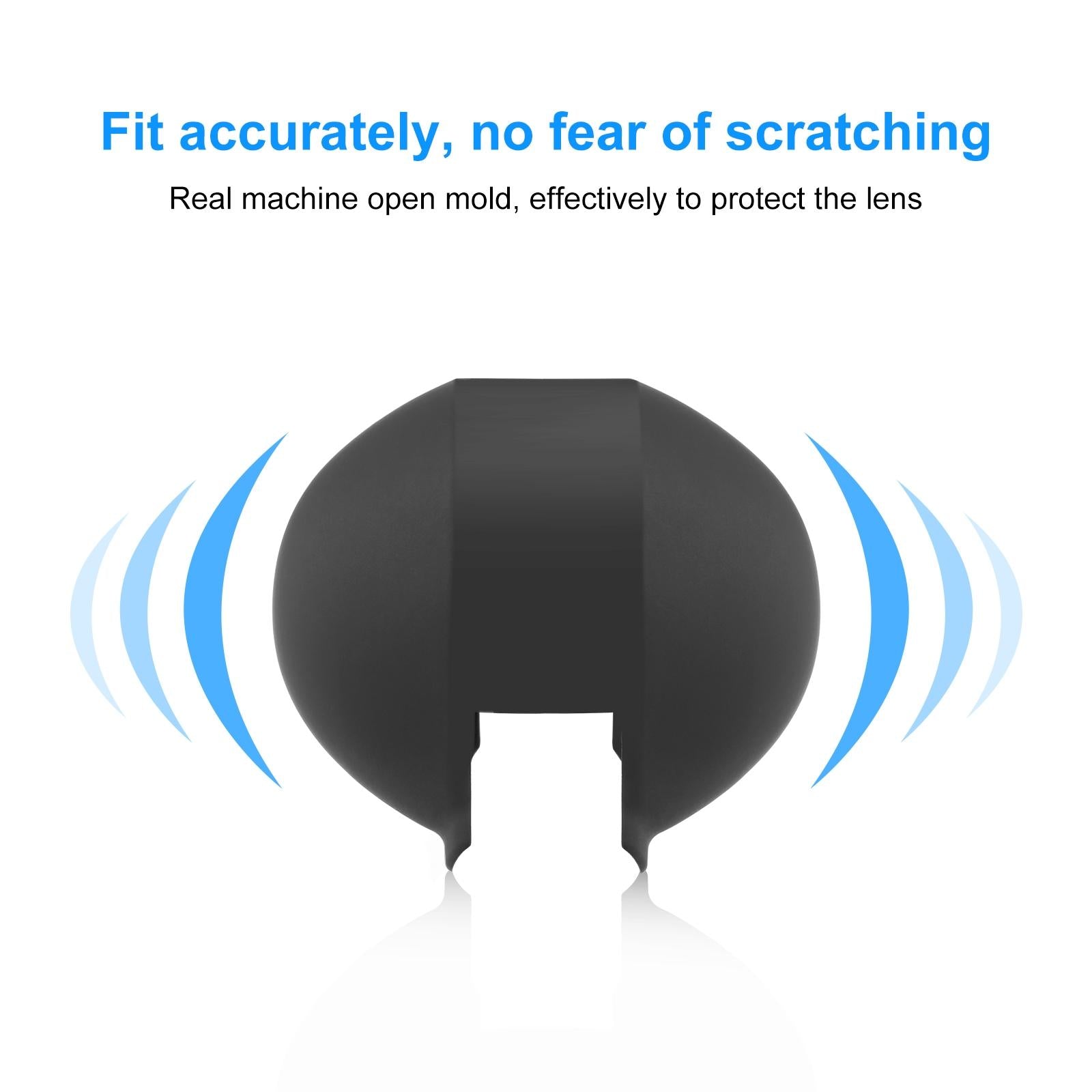 Silicone Dive Case Lens Guard for Insta360 X3 / X4 - Invisible and Protective - White 14