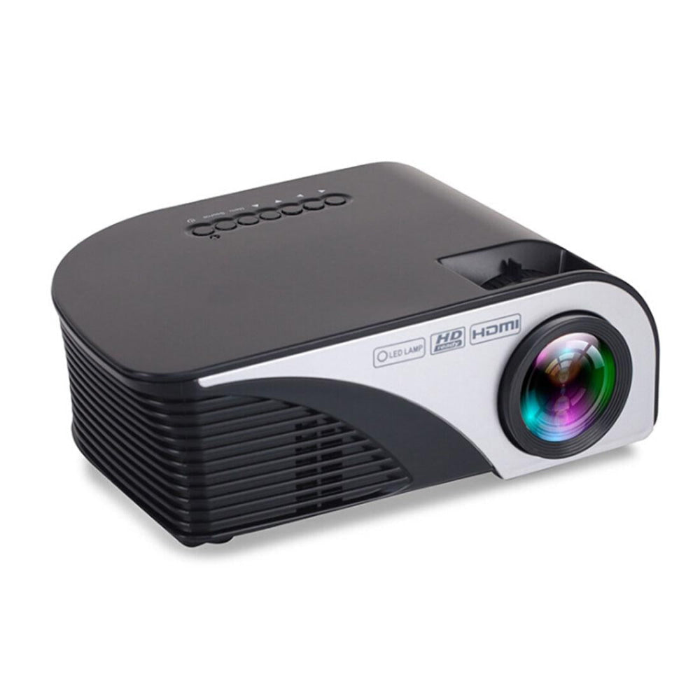 Portable Mini Led Projector With Remote - 1200 Lumens - White 10