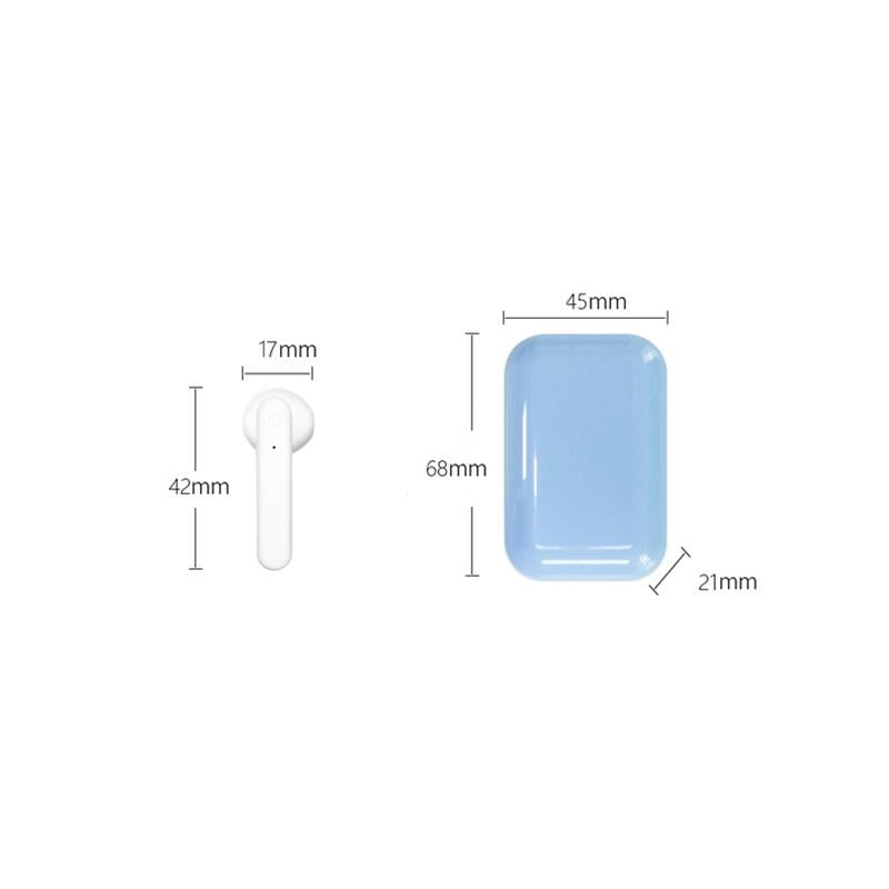 Wireless Touch Earphones with Magnetic Charging Box - Bluetooth 5.0 - White 10