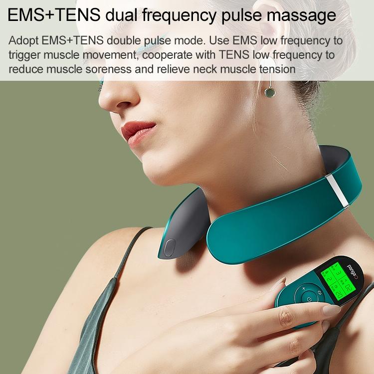 Pangao Smart Neck Massager Pulse Physiotherapy Device - White 12