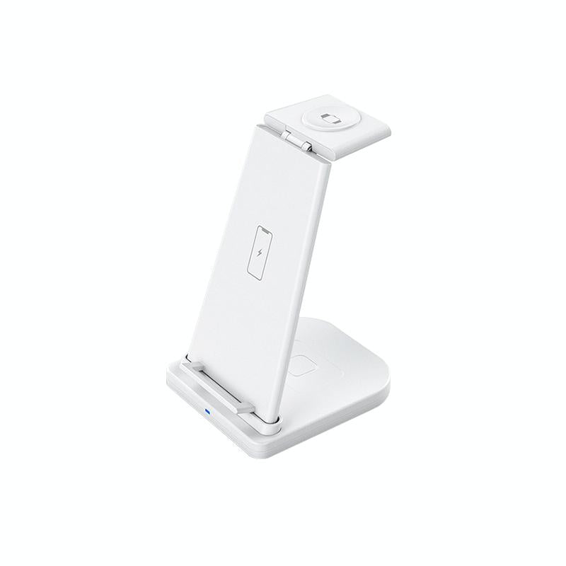 3 In 1 Foldable Charging Stand For Iphones Apple Watch And Airpods - White 3