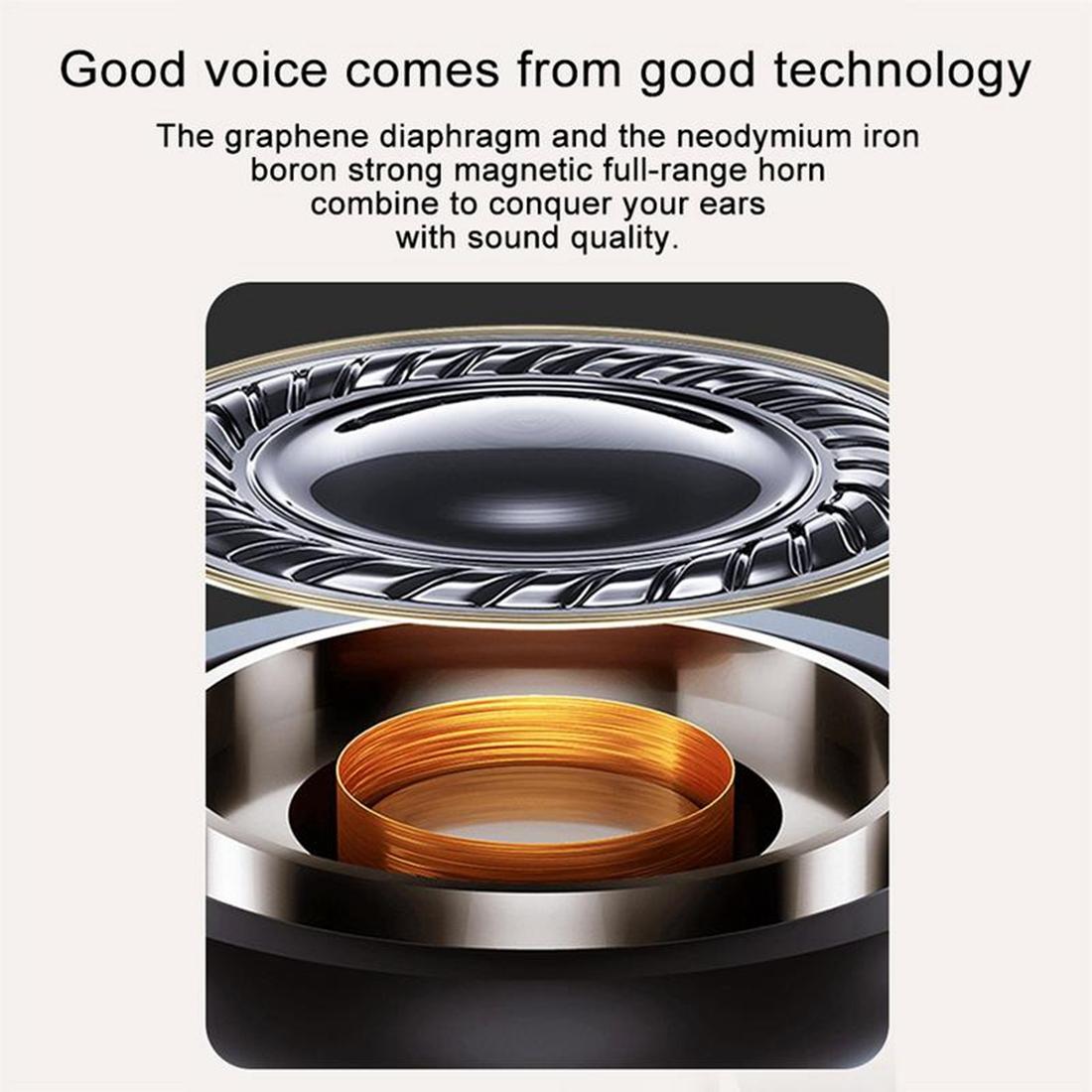 Wireless Stereo Earphones with Magnetic Charging Box - T-88 6