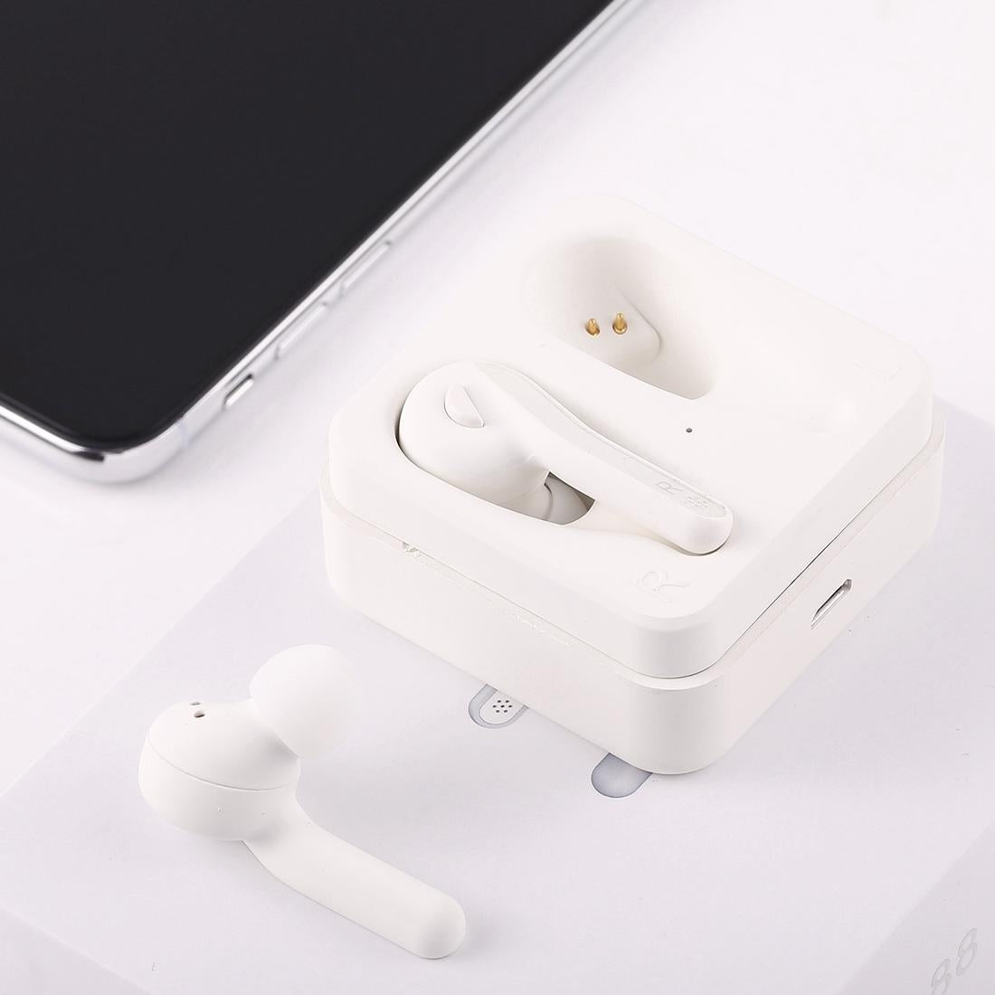 Wireless Stereo Earphones with Magnetic Charging Box - T-88 14