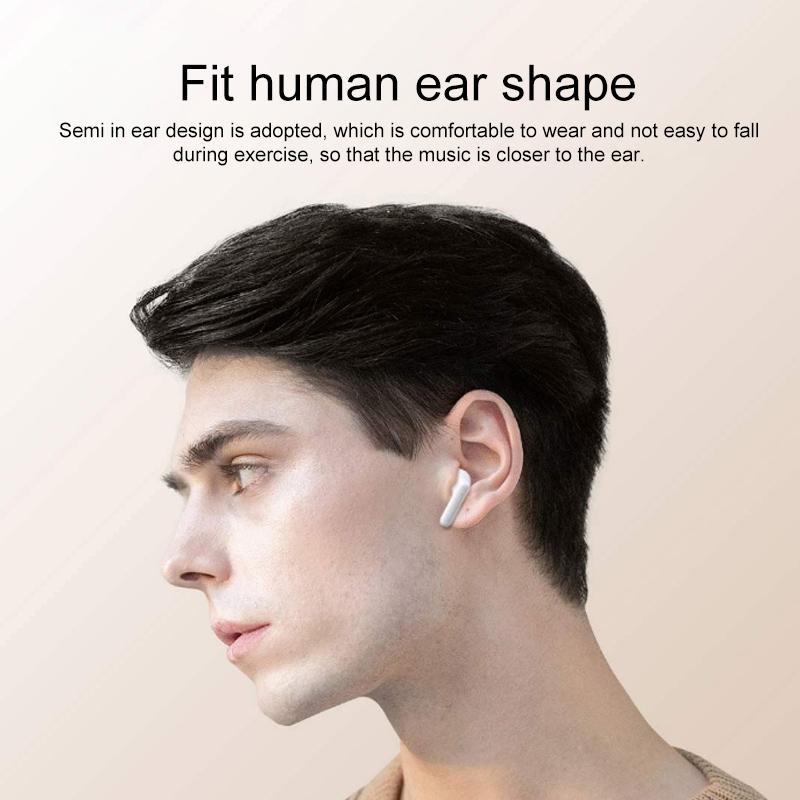 White Wireless Bluetooth Earbuds 8