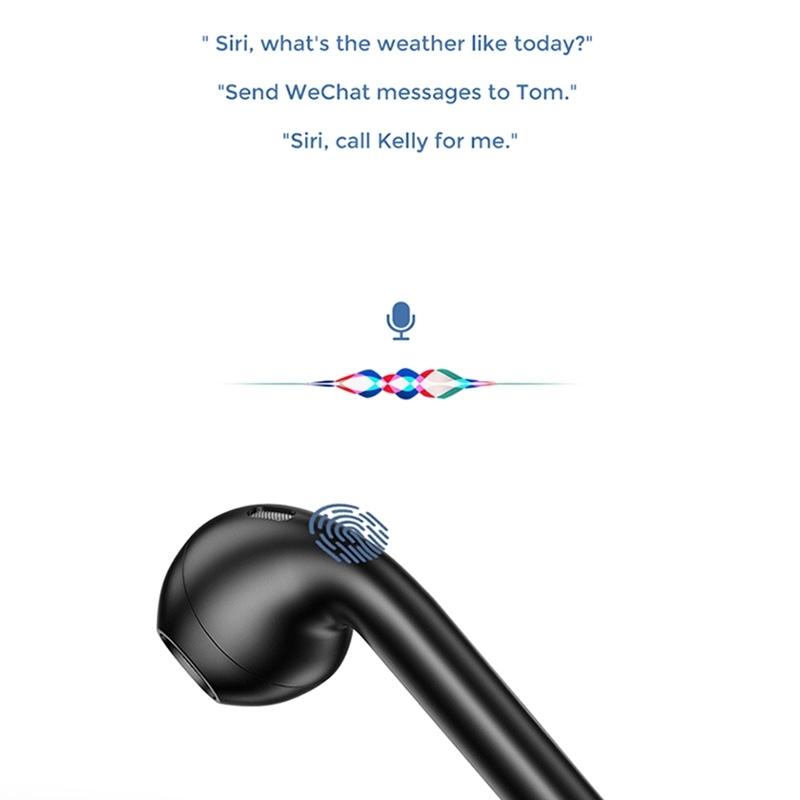 5.0 Wireless Bluetooth Headset - Binaural - White 5