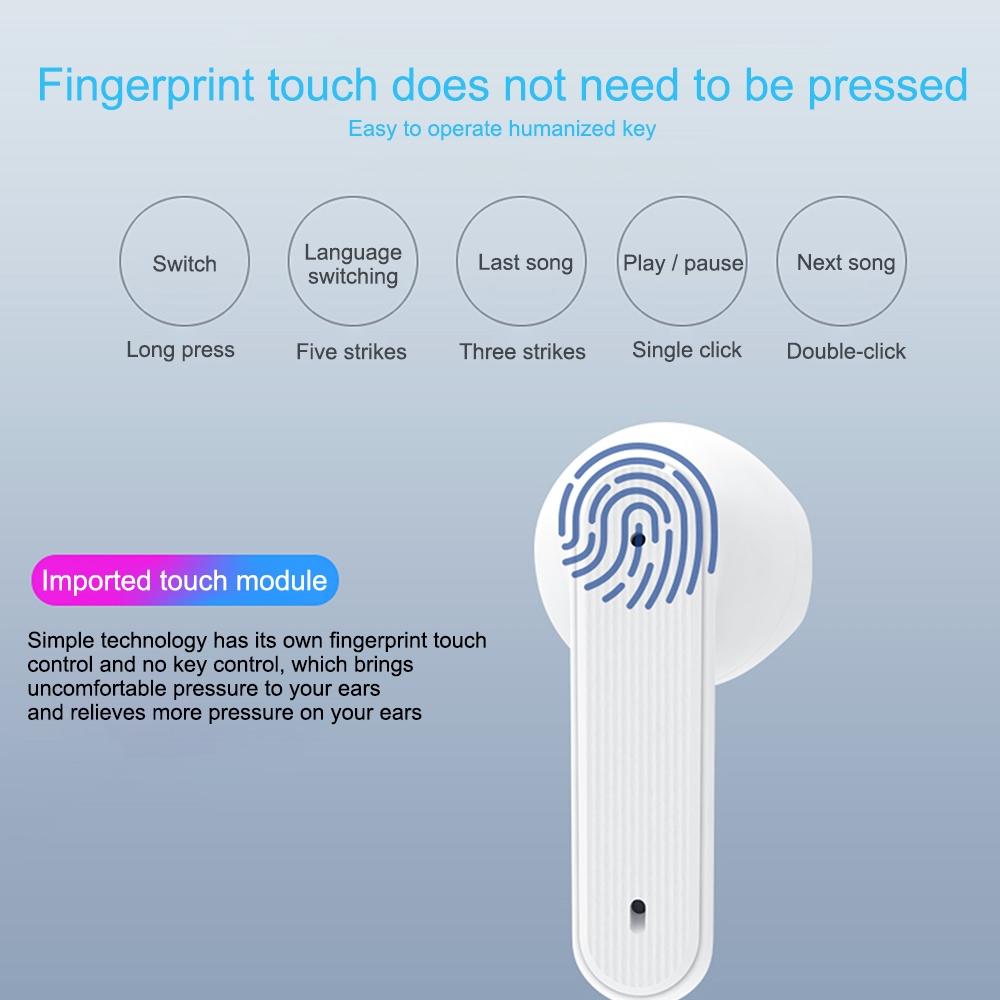 Waterproof Bluetooth Earphones with Noise Reduction and Charging Box 9