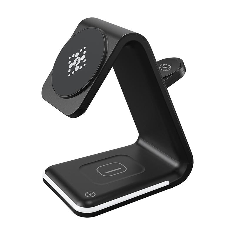 3 In 1 Magnetic Wireless Vertical Charger - White 11
