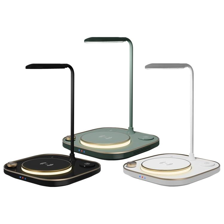 15W 3 In 1 Wireless Charger & Table Lamp - White 3