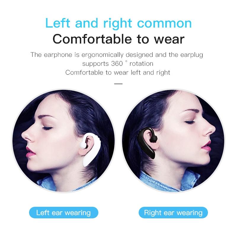 Intelligent Noise Cancelling Bluetooth Earphones - Q10 - White 14